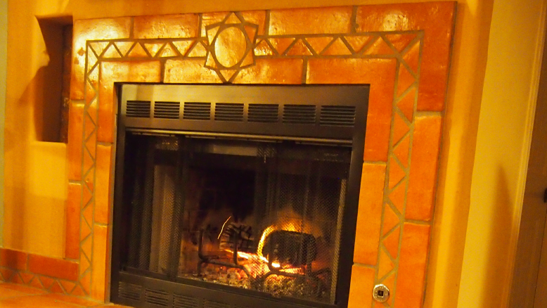 Custom Tile Fireplace